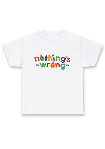 Nothing's Wrong Chunky Shirt