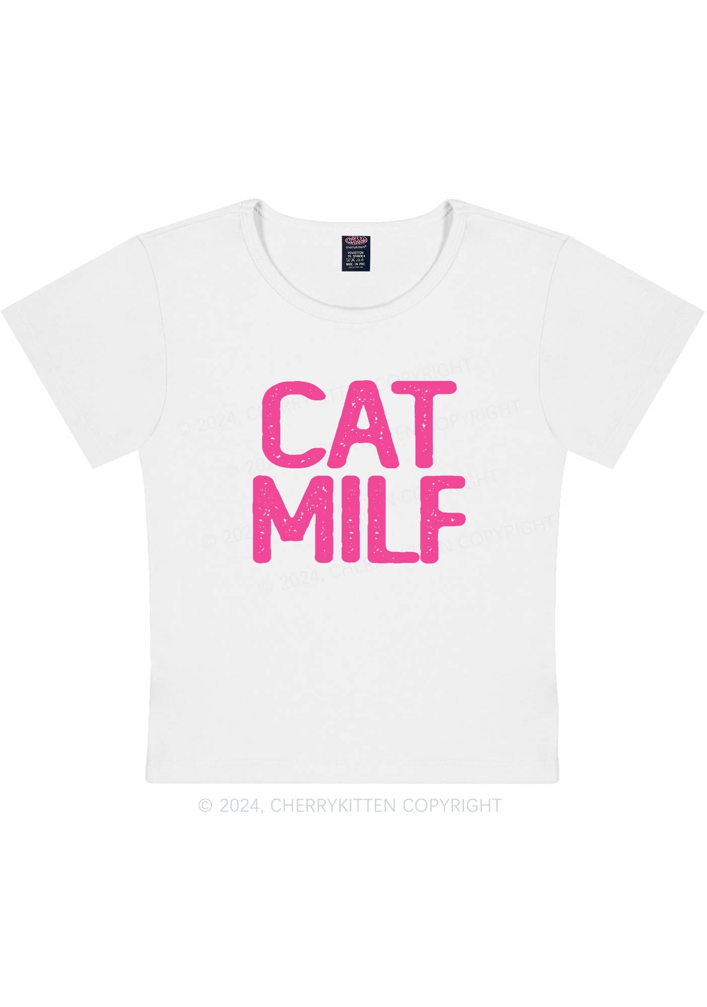 Cat Mxxf Y2K Baby Tee Cherrykitten