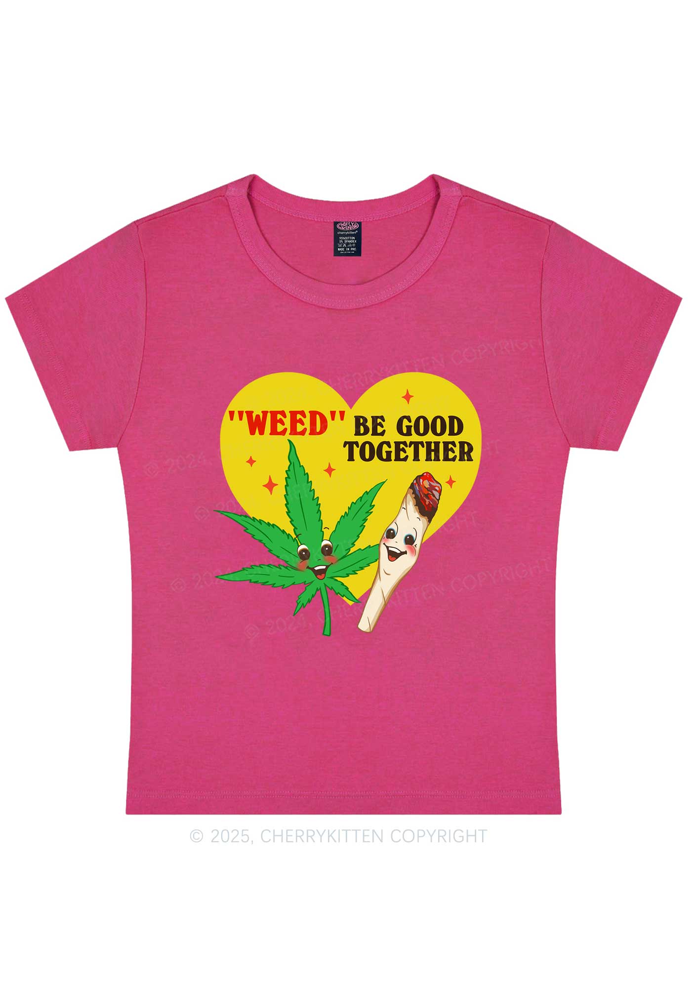 Be Good Together Y2K Baby Tee Cherrykitten