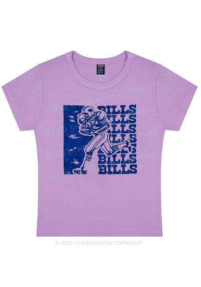 Bills Super Bowl Y2K Baby Tee Cherrykitten