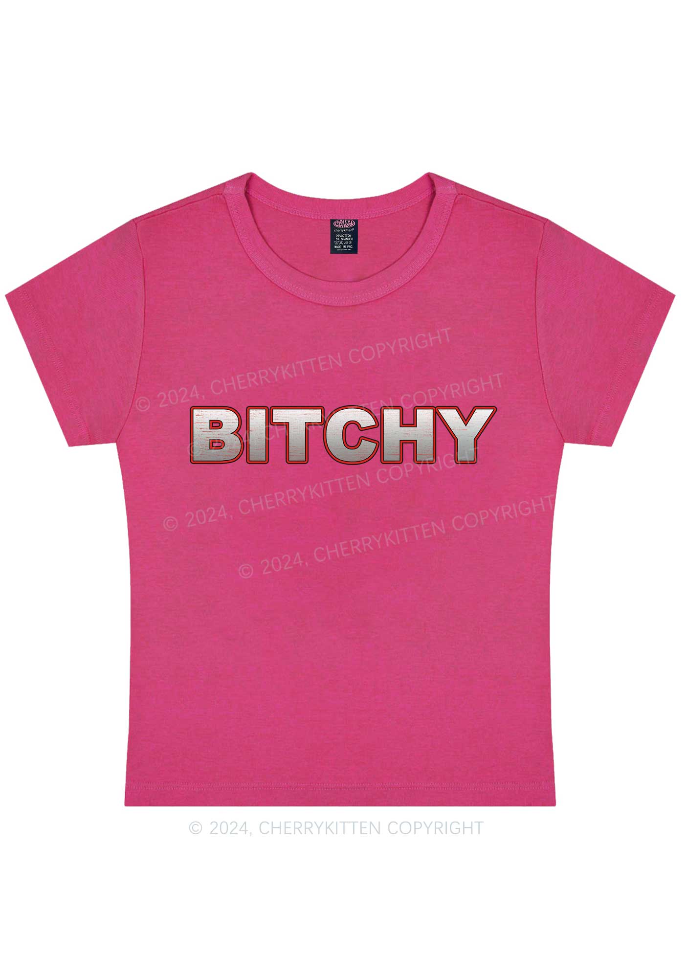 Bxxchy Y2K Baby Tee Cherrykitten