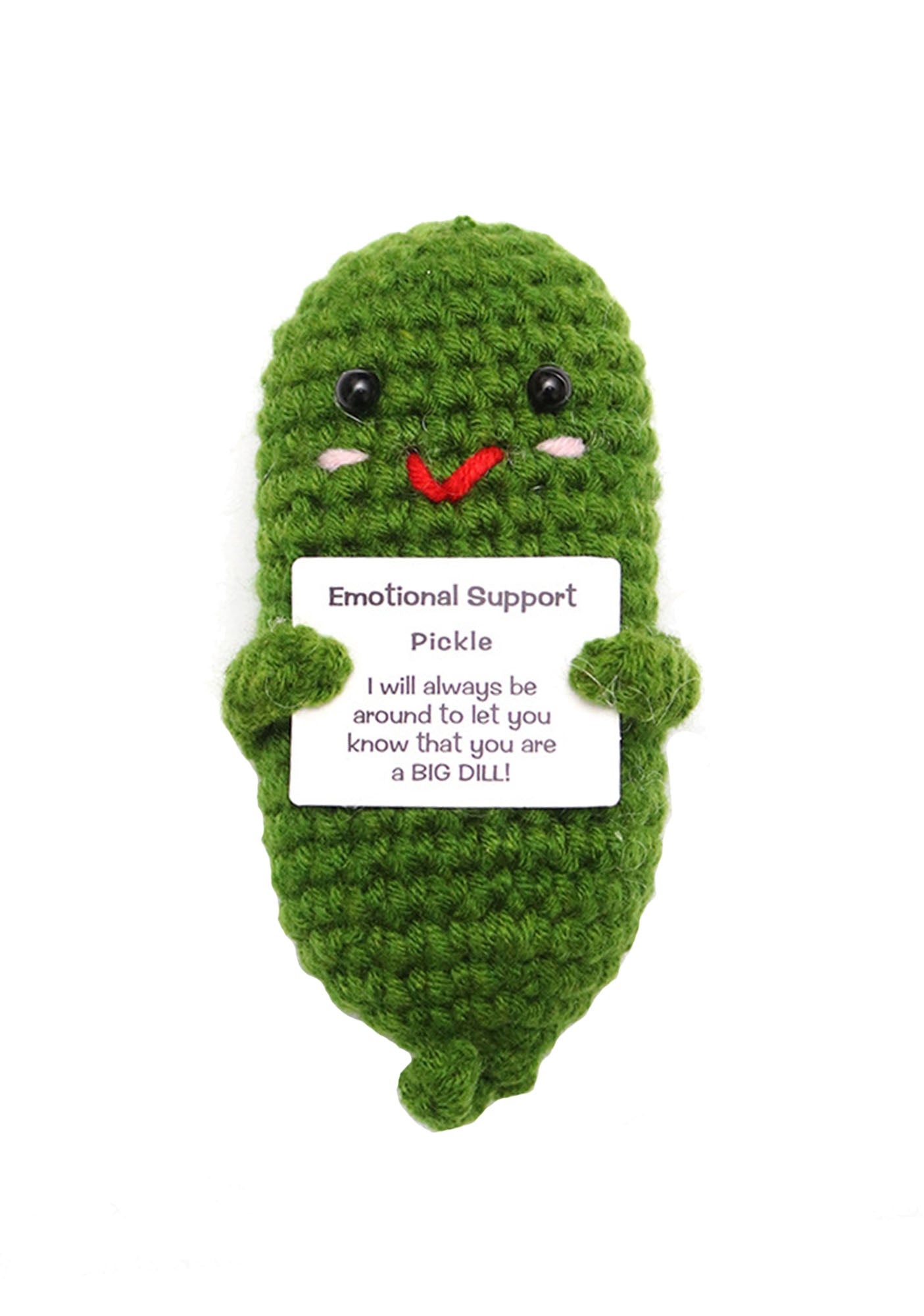 Pickle Y2K Handmade Crochet Pendant Cherrykitten