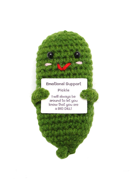 Pickle Y2K Handmade Crochet Pendant Cherrykitten