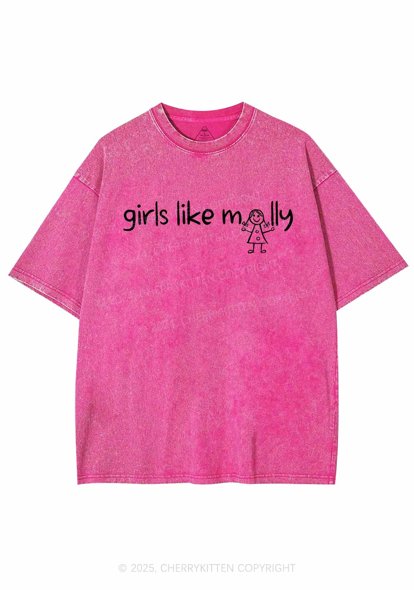 Girls Like Molly Y2K Washed Tee Cherrykitten