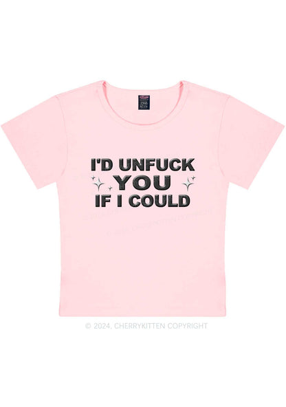 I'd Unfxxk You Y2K Baby Tee Cherrykitten