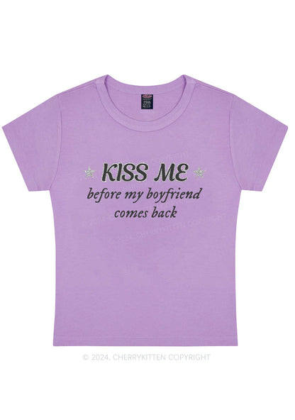 Kiss Me Y2K Baby Tee Cherrykitten