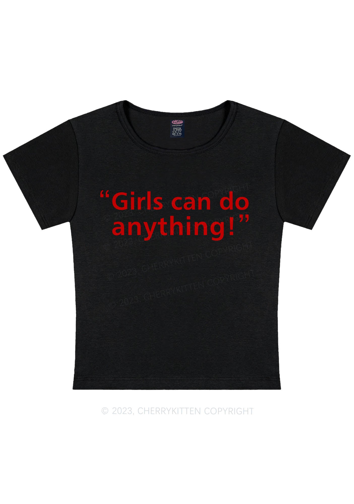 Curvy Girls Can Do Anything Y2K Baby Tee Cherrykitten