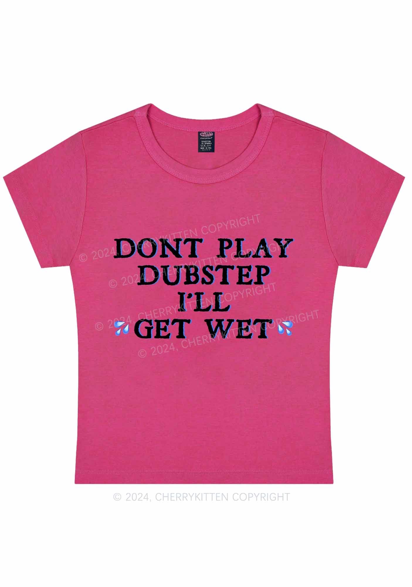 I'll Get Wet Y2K Baby Tee Cherrykitten