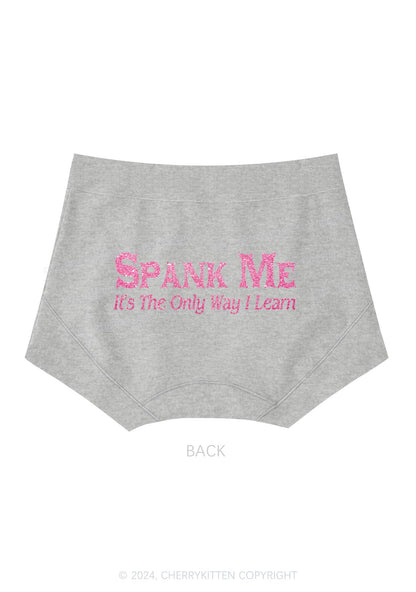 Spank Me Y2K Mid Rise Waist Boyshort Cherrykitten