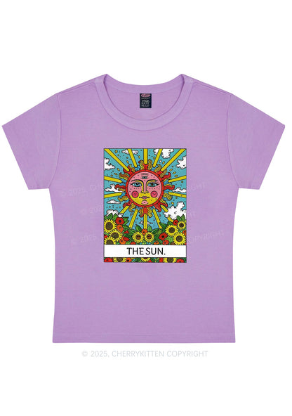 The Sun Y2K Baby Tee Cherrykitten