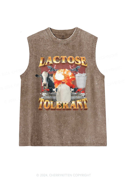 Retro Milk Lactose Tolerant Y2K Washed Tank Cherrykitten