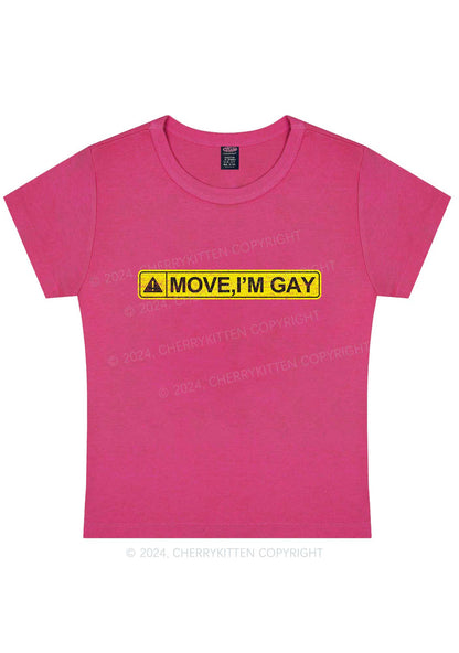 Curvy Move I'm Gay Y2K Baby Tee Cherrykitten