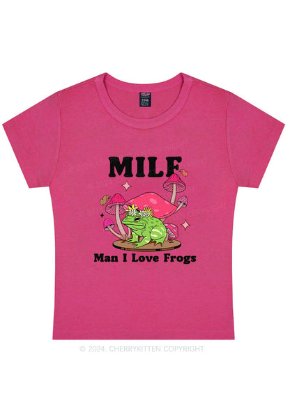 Curvy Mxxf Frog Y2K Baby Tee Cherrykitten