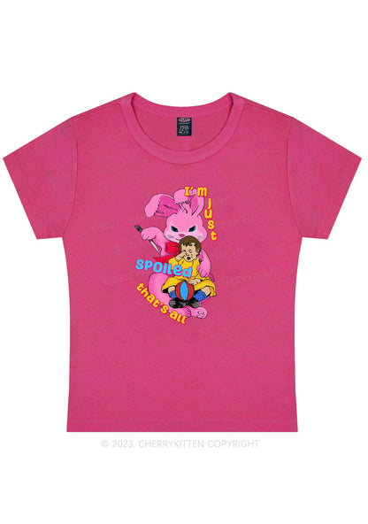 Curvy Bunny Just Spoiled Kids Y2K Baby Tee Cherrykitten