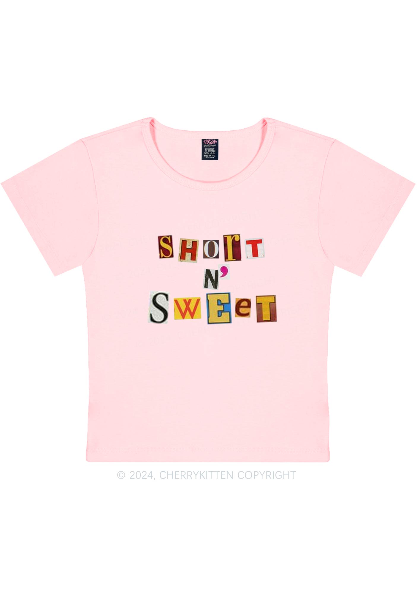 Short N Sweet Y2K Baby Tee Cherrykitten