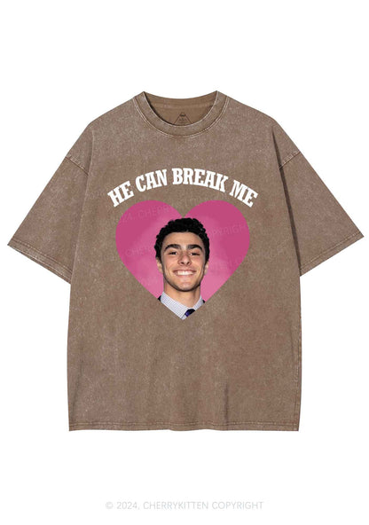 Break Me Luigi Y2K Washed Tee Cherrykitten