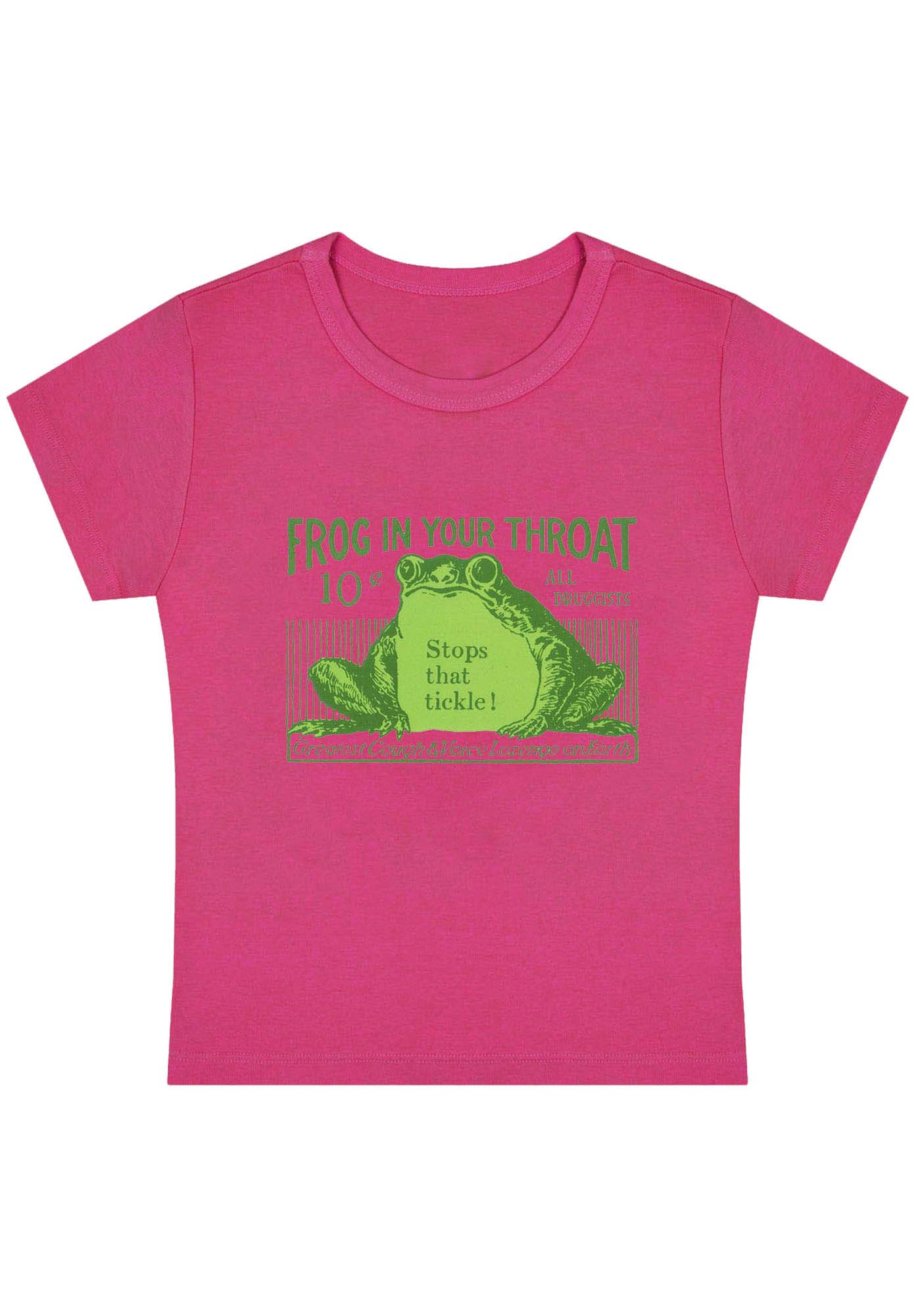 Curvy Frog In Your Throat Baby Tee