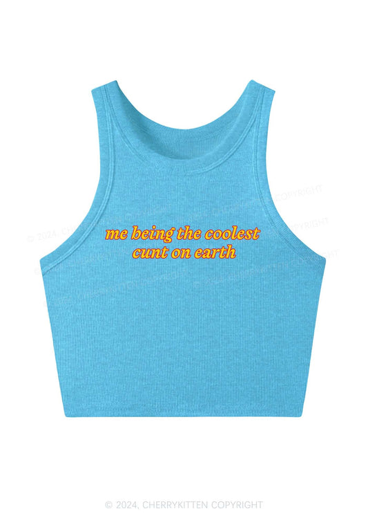 Coolest Cxnt On Earth Y2K Crop Tank Top Cherrykitten