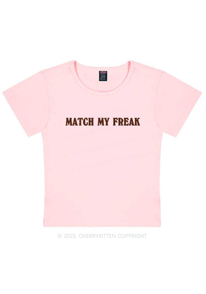 Match My Freak Y2K Baby Tee Cherrykitten