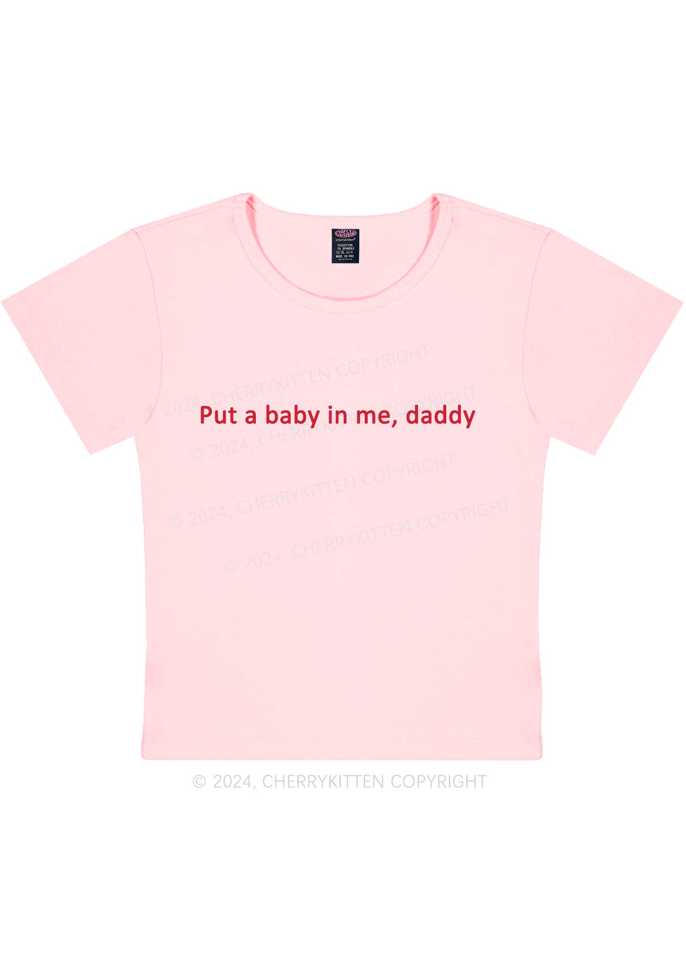 Put Baby In Me Y2K Baby Tee Cherrykitten