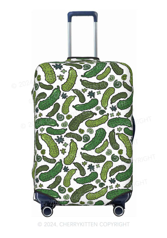 Cucumbers Y2K Luggage Cover Cherrykitten