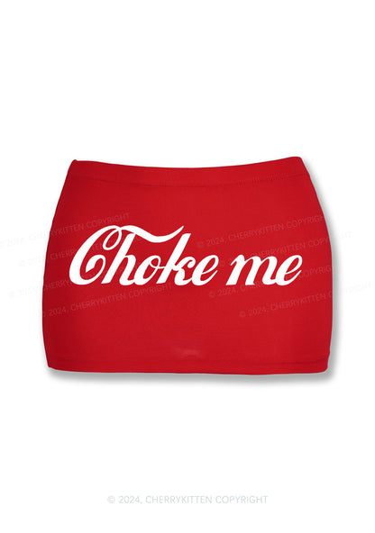 Choke Me Y2K Mini Hip Skirt Cherrykitten