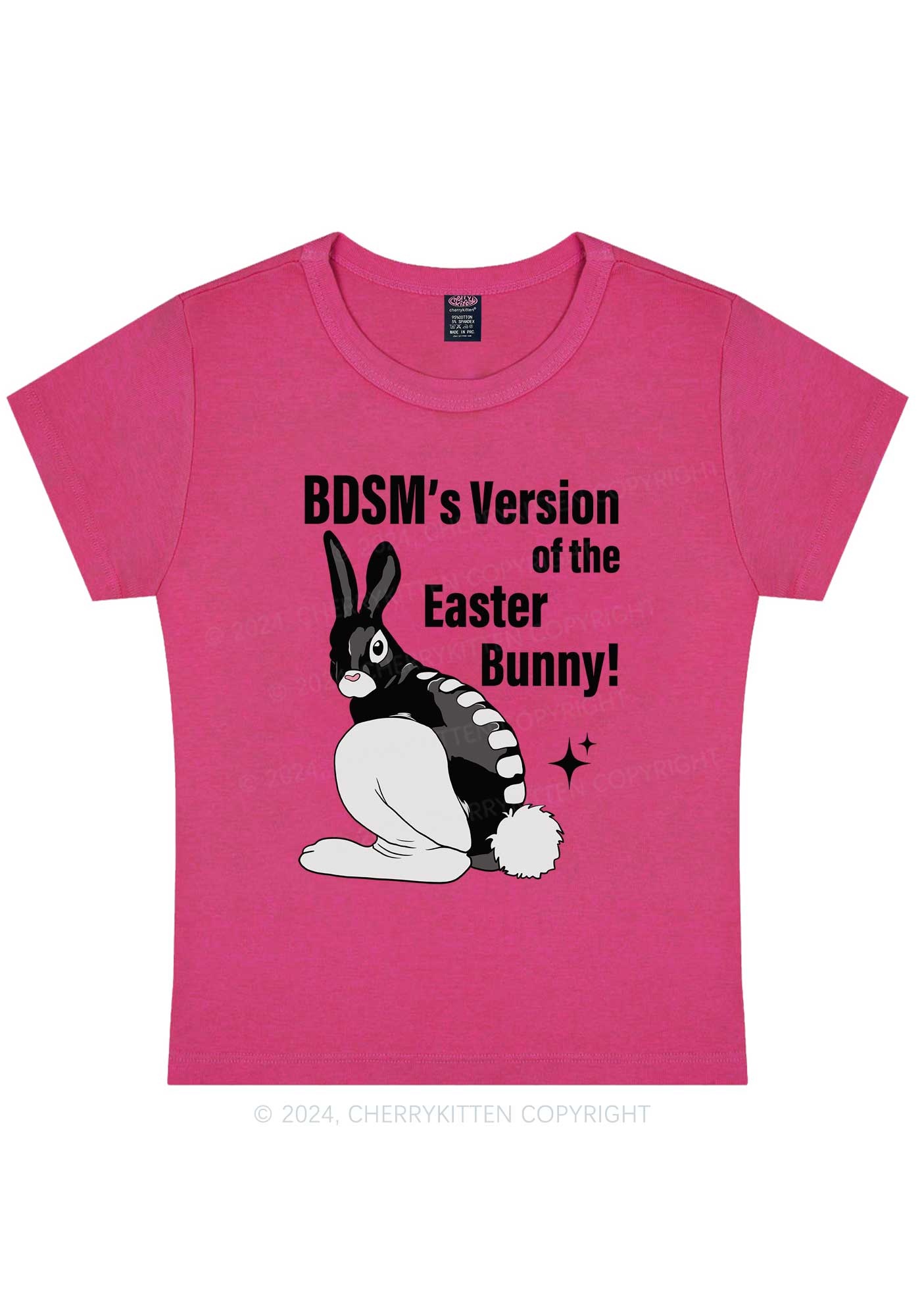 Easter Bunny Y2K Baby Tee Cherrykitten