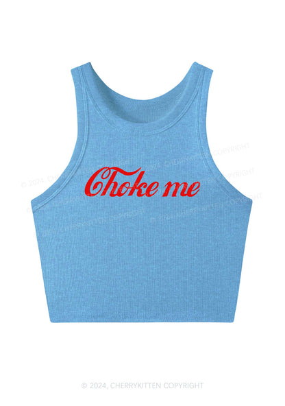 Choke Me Y2K Crop Tank Top Cherrykitten