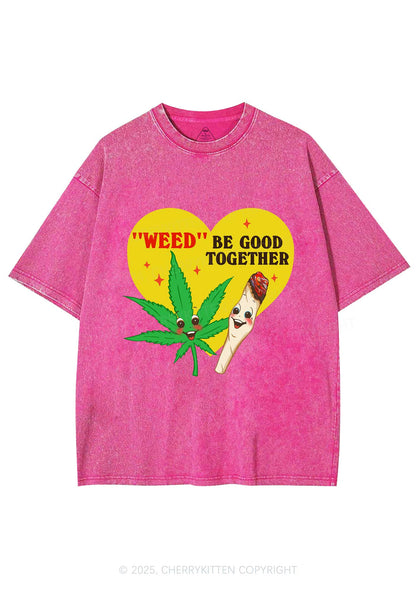 Be Good Together Y2K Washed Tee Cherrykitten