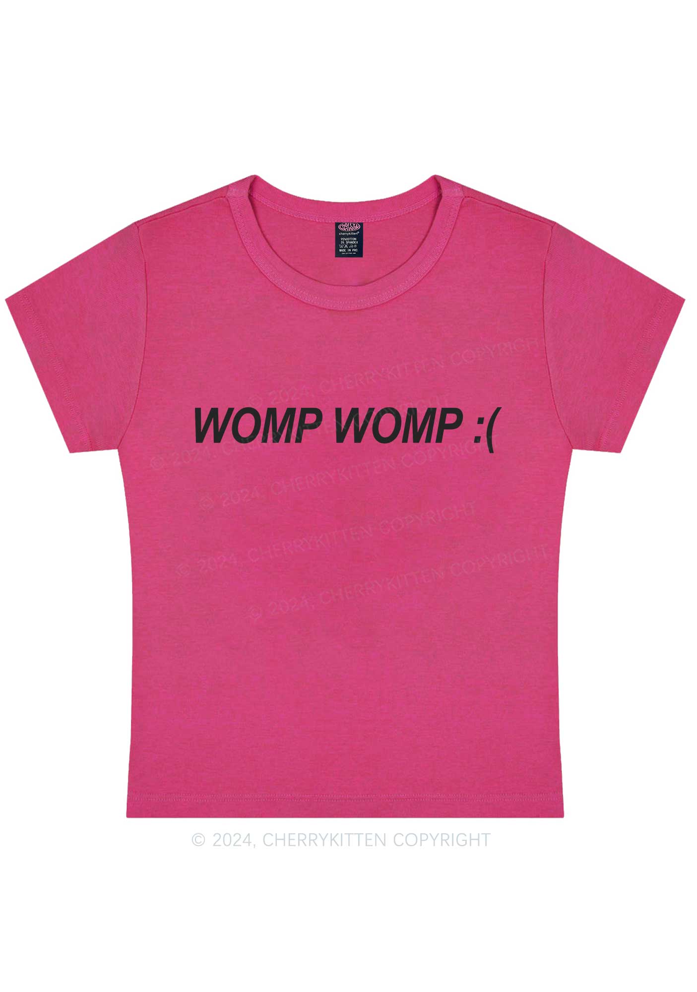 Womp Womp Y2K Baby Tee Cherrykitten