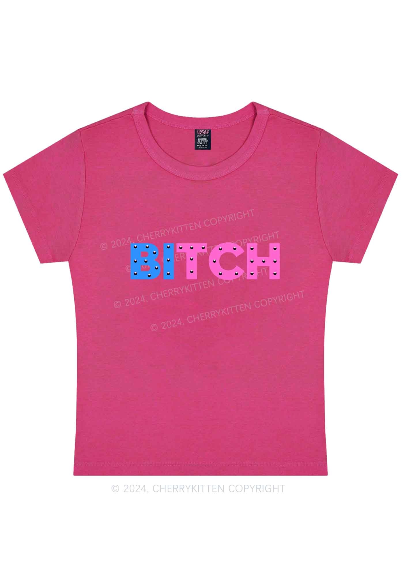 Curvy Bisexual Bixxh Y2K Baby Tee Cherrykitten