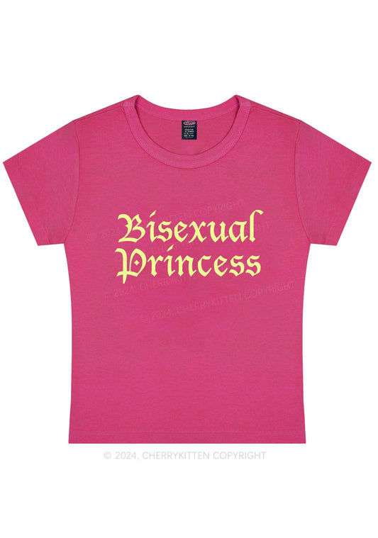 Bisexual Princess Y2K Baby Tee Cherrykitten