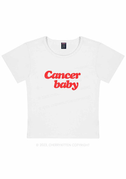 Curvy Custom Zodiac Baby Y2K Baby Tee Cherrykitten