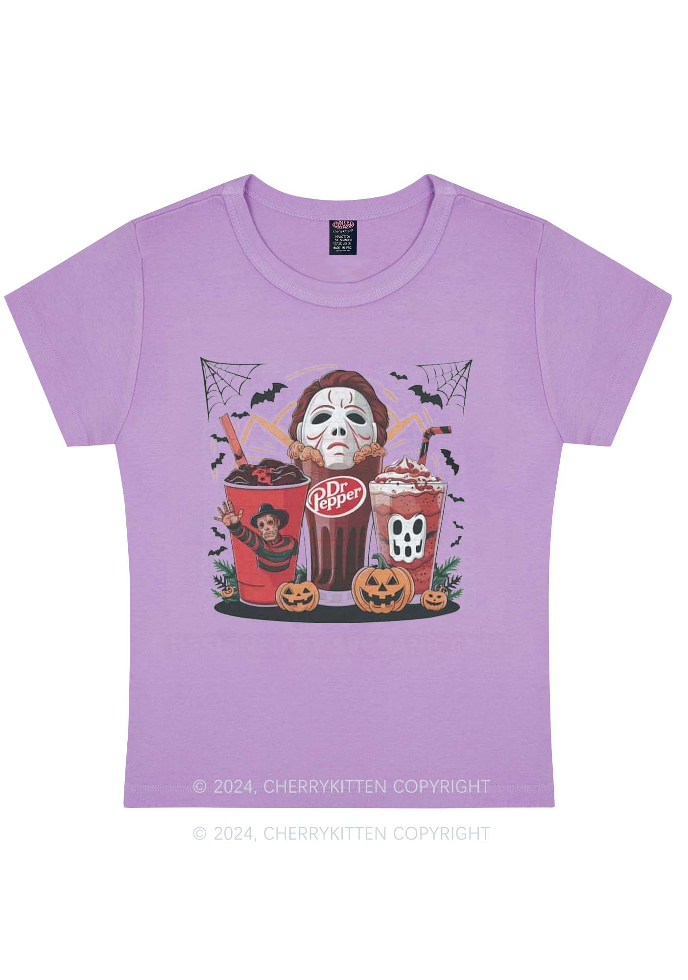 Halloween Coke Y2K Baby Tee Cherrykitten