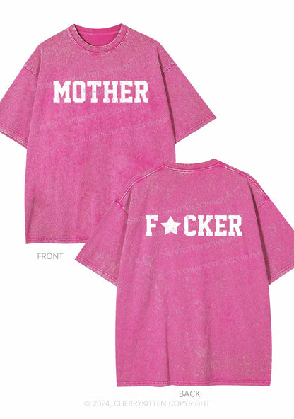 Motherfxcker Two Sides Y2K Washed Tee Cherrykitten