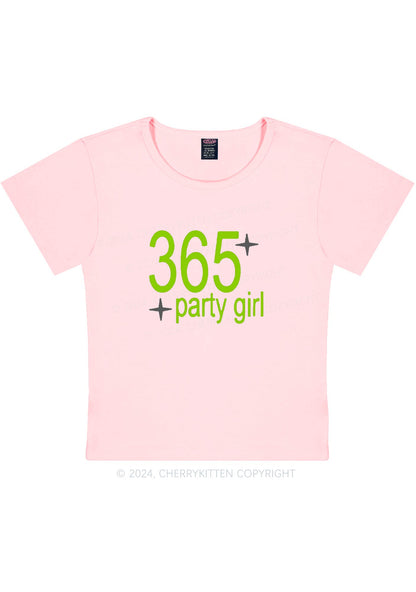 Party Girl Y2K Baby Tee Cherrykitten