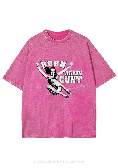 Born Again Cxxt Y2K Washed Tee Cherrykitten