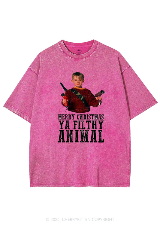 Christmas Filthy Animal Y2K Washed Tee Cherrykitten