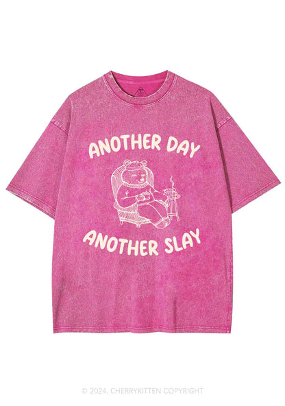 Another Slay Bear Y2K Washed Tee Cherrykitten