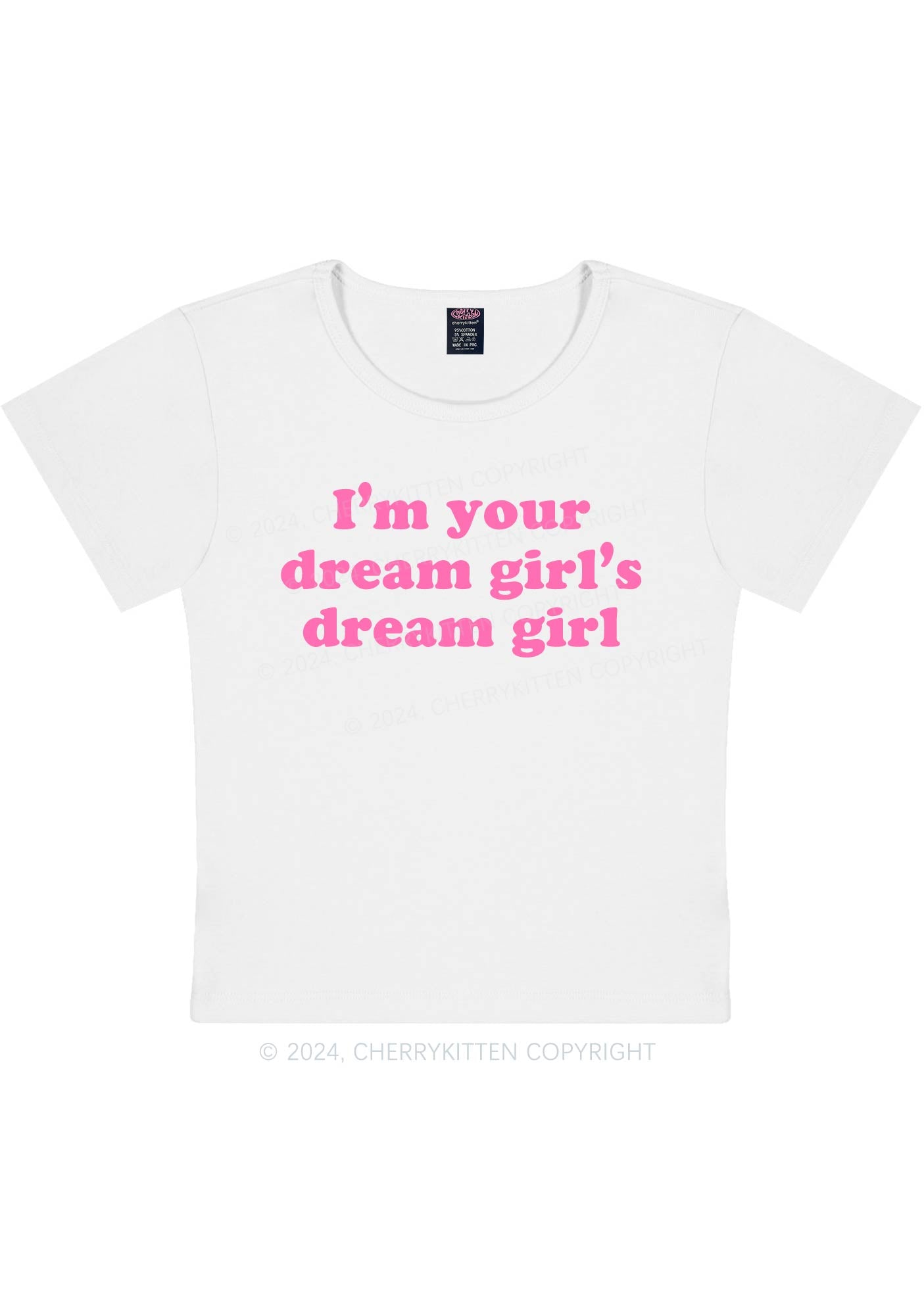 Curvy Dream Girl Y2K Baby Tee Cherrykitten