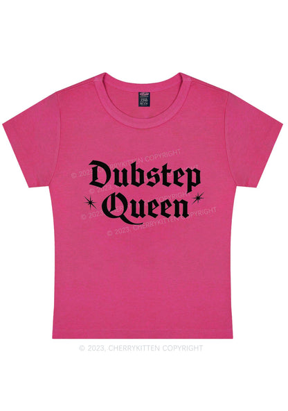 Curvy Dubstep Queen Y2K Baby Tee Cherrykitten