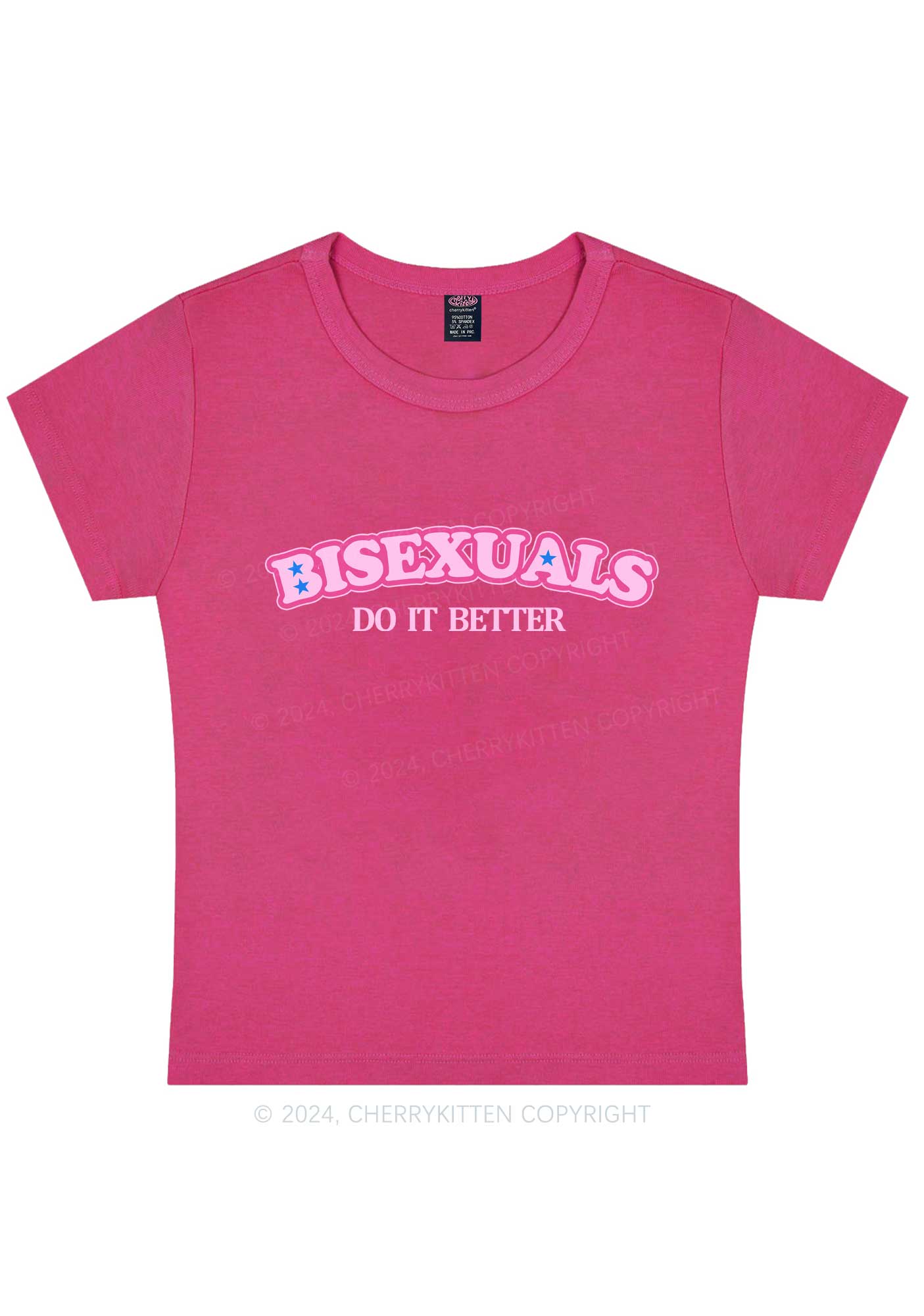 Curvy Bisexuals Do It Better Y2K Baby Tee Cherrykitten