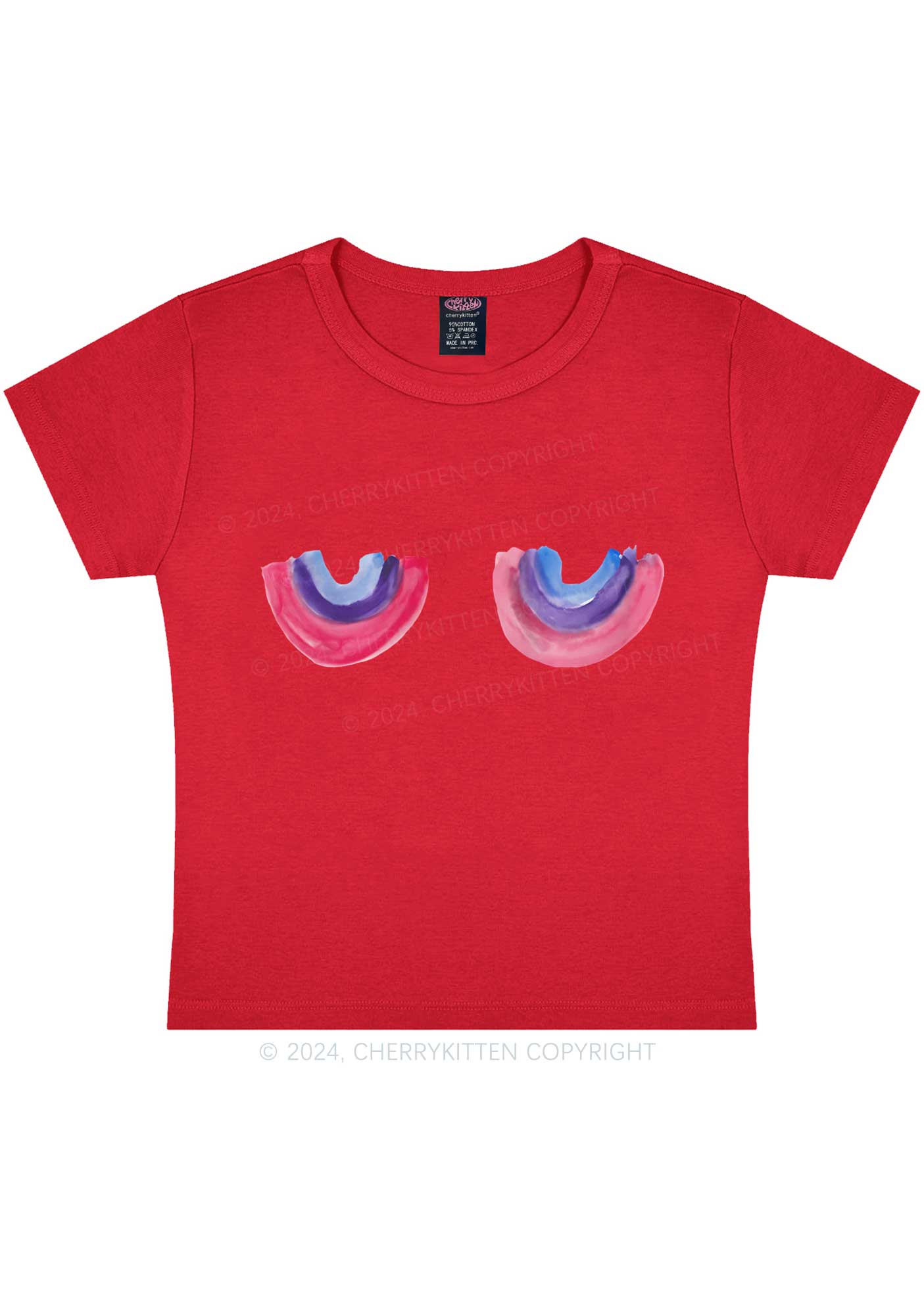 Bisexual Bxxb Y2K Baby Tee Cherrykitten