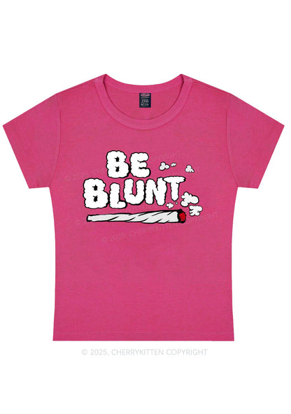 Be Blunt Y2K Baby Tee Cherrykitten