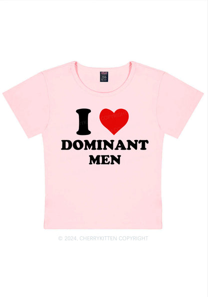 I Love D Men Y2K Baby Tee Cherrykitten