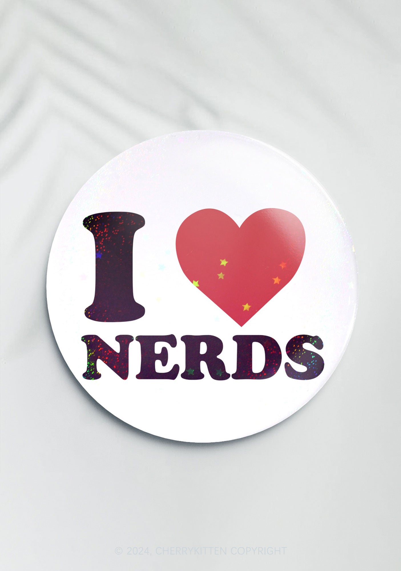 I Love Nerds 1Pc Y2K Pin Cherrykitten