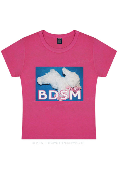 BDSM Goat Y2K Baby Tee Cherrykitten