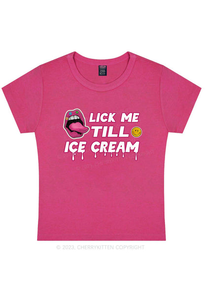 Lick Me Y2K Baby Tee Cherrykitten