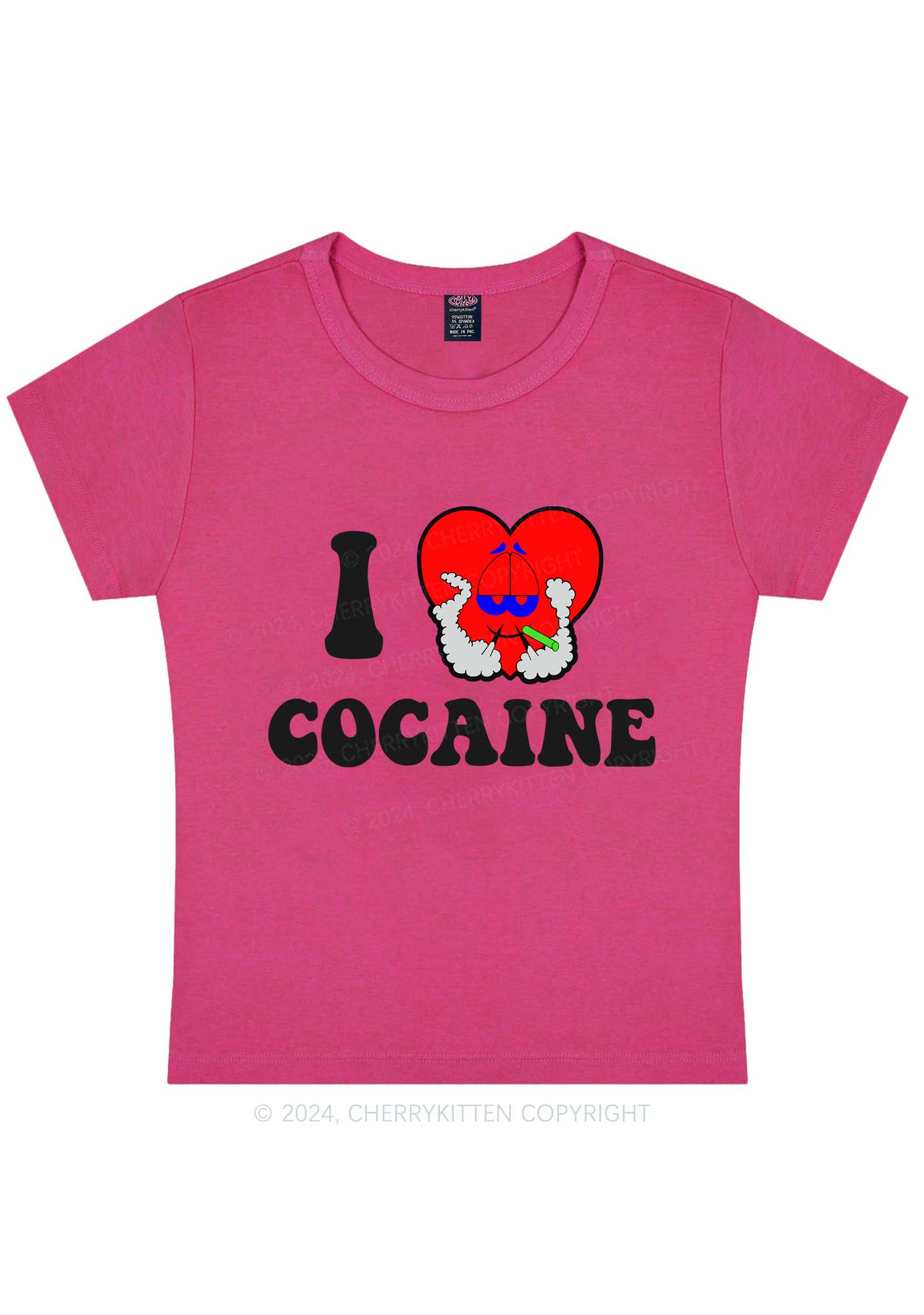 I Love Cola Y2K Baby Tee Cherrykitten