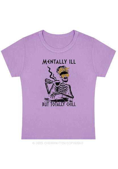 Mentally Ill Halloween Baby Tee Cherrykitten